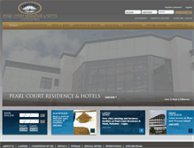 Tablet Screenshot of pearlcourthotel.com